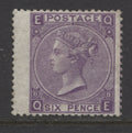 Queen Victoria Stamps   1867/80 6d MAUVE PLATE 8 MINT SG.109.