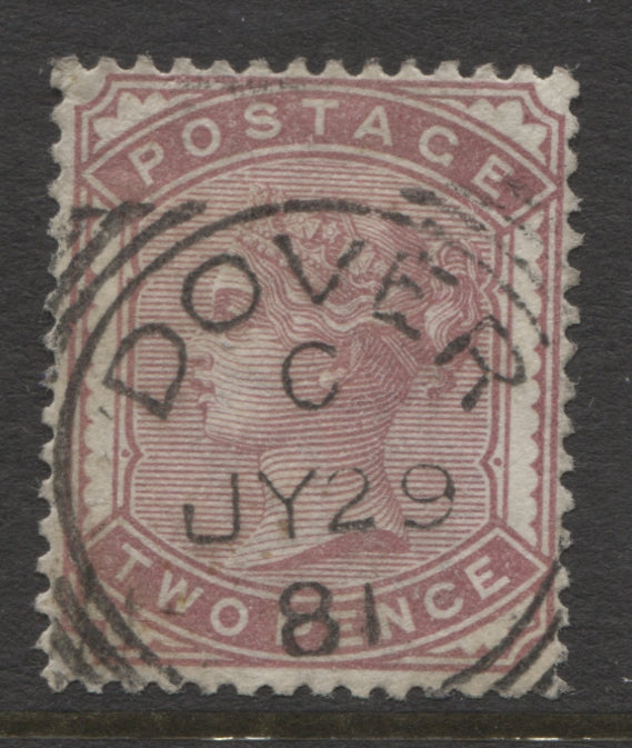 Surface Printed Stamps  1880/81 2d Pale Rose Fine Used.  SG. 168.