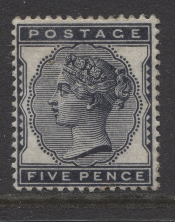 Queen Victoria Stamps      1880/81 5d INDIGO MINT SG.169.