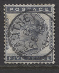 Queen Victoria Stamps     1880/81 5d INDIGO FINE USED WITH "EASTNEY" CDS SG.169.