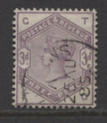 Queen Victoria Stamps     1883/84 3d Lilac Fine CDS used  SG.191.