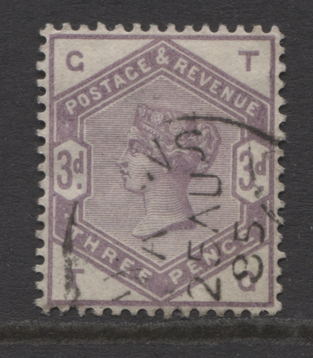 Queen Victoria Stamps     1883/84 3d Lilac Fine CDS used  SG.191.