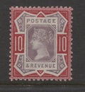Surface Printed Stamps   1887 10d dull purple & deep dull carmine Mounted Mint (MH) SG. 210a.