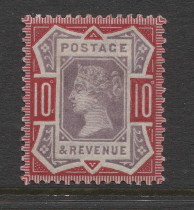 Surface Printed Stamps   1887 10d dull purple & deep dull carmine Mounted Mint (MH) SG. 210a.