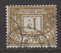 Queen Elizabeth Stamps   Postage Dues 1959/63 1/- Watermark Inverted Fine Used SG.D64Wi.