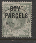 Queen Victoria Stamps GOVT. PARCELS 1890 1/- green Fine CDS Used.  SG.O68.