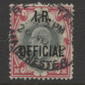 King Edward VII Stamps I.R. OFFICIAL 1902/04 KEVII 1/- Good Used.  SG.O24.
