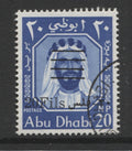 Abu Dhabi stamps -  1966  20f on 20n.p Perf. 14½  Fine Used SG. 17b.