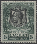 Gambia Stamps 1922/29 2/6d Mint(MH) SG.137.