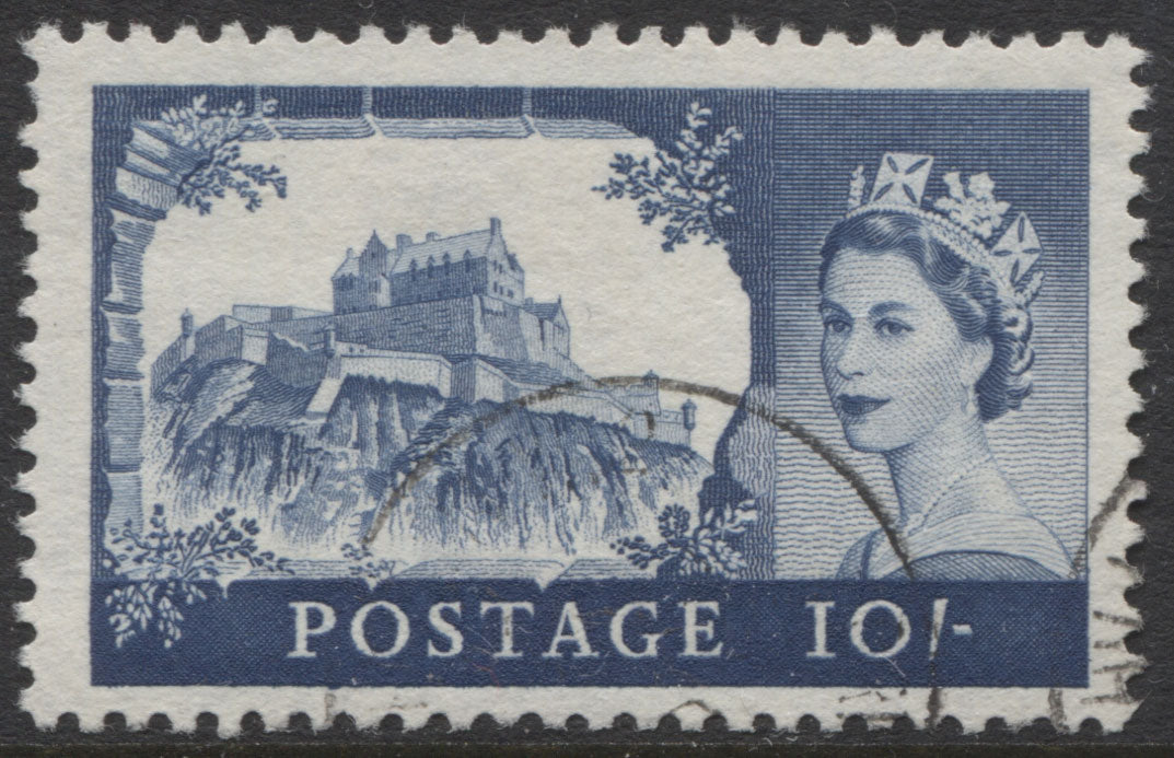 QE Definitive Stamps 1959 2nd DLR 10/- Fine Used SG.597.