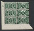 King George V Stamps 1935 JUBILEE ½d CYLINDER "18"(DOT) BLOCK OF 6 UM SG.NCOM10.