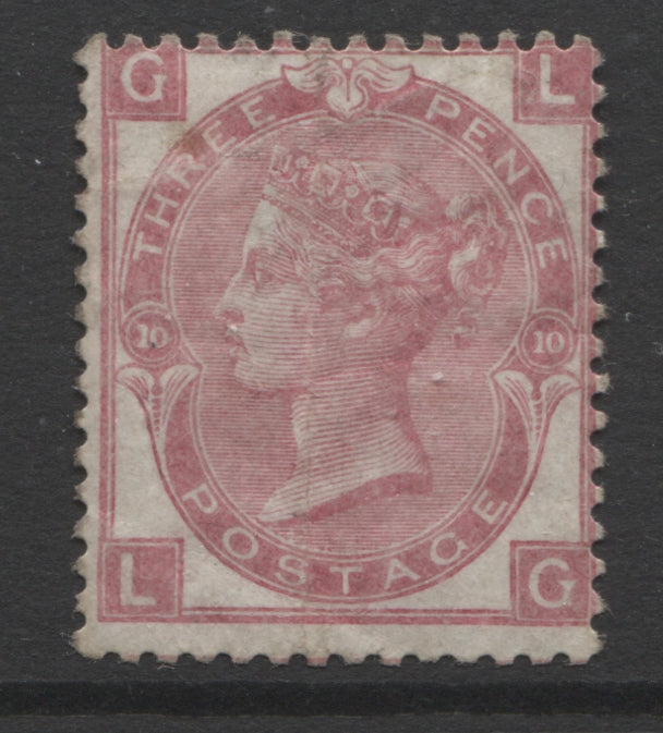 Queen Victoria Stamps     1867/80 Watermark Spray 3d Plate 10 Mounted Mint   SG. 103.