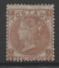 Queen Victoria Stamps  1867/80 Watermark Spray 10d red-brown Mounted Mint   SG. 112.