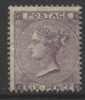 Queen Victoria Stamps    1862/64 Small letters 6d deep lilac Mounted Mint   SG. 83.