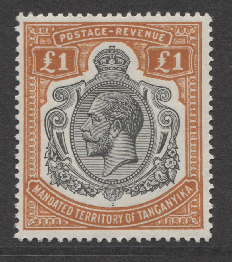 Tanganyika Stamps 1927/31 KGV £1 Mint(MH) SG.107.